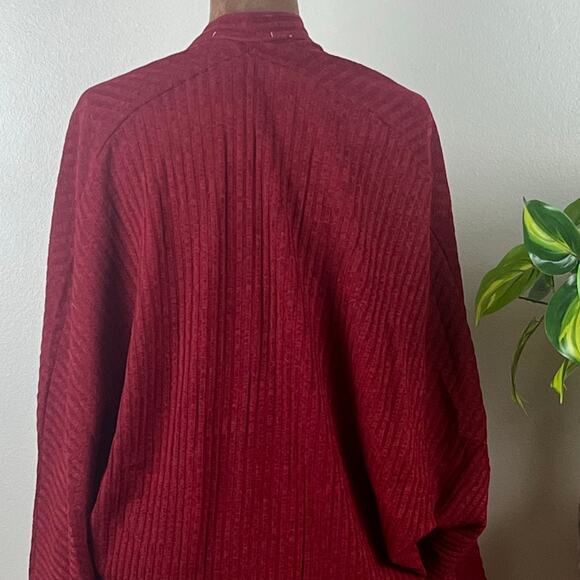 Available by Angela Fashions Red Open Cardigan Sweater Small New with tag - Picture 4 of 9